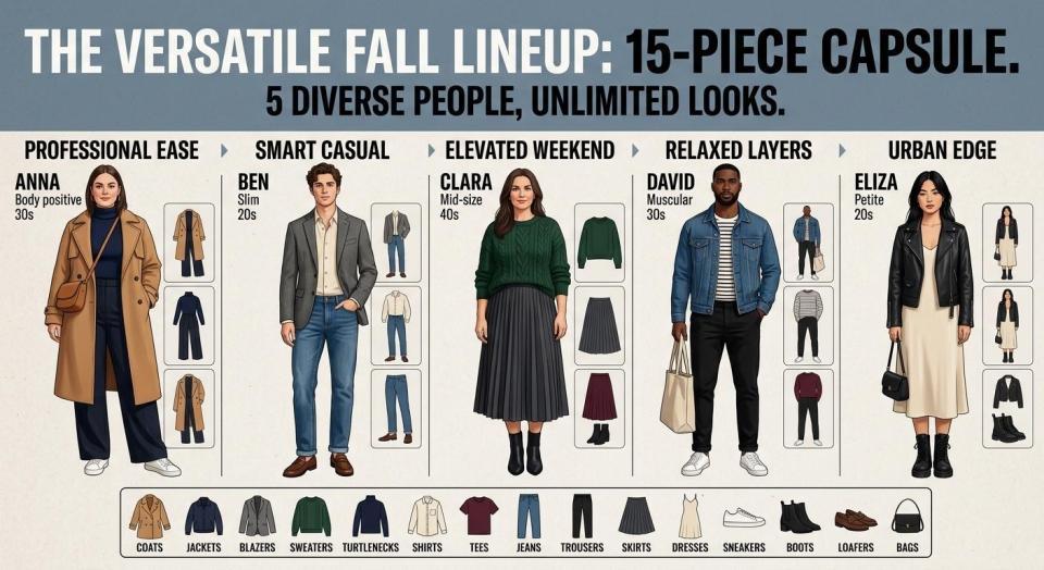 New capsule wardrobe post going live soon — building a versatile fall lineup with just 15 pieces.