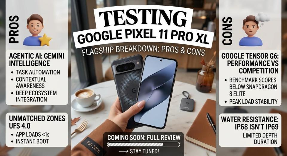 Spent the week testing the latest flagship phone release — full breakdown of pros and cons coming soon.
